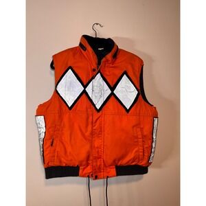 Stearns Industrial Life Vest JHV-507 Orange Reflective Type III PFD XL USA Made